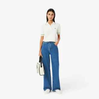 Kadın Geniş Paça Denim Kot Pantolon