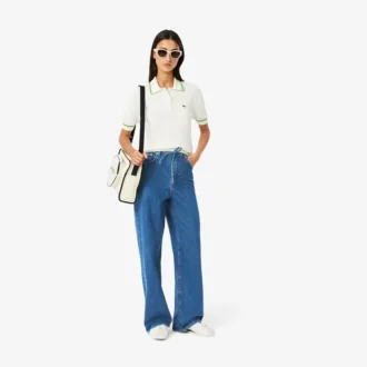 Kadın Geniş Paça Denim Kot Pantolon