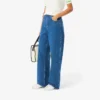 Kadın Geniş Paça Denim Kot Pantolon