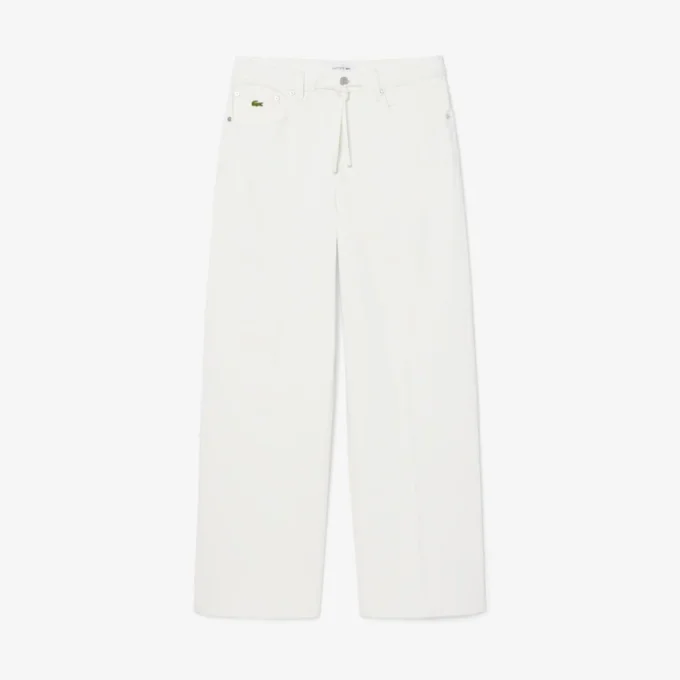 Kadın Geniş Paça Denim Kot Pantolon