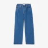 Kadın Geniş Paça Denim Kot Pantolon