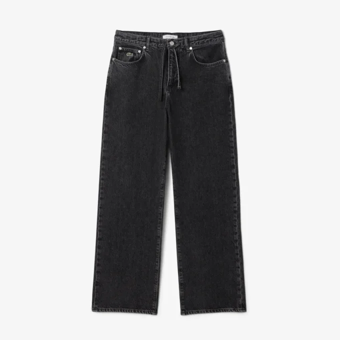 Kadın Geniş Paça Denim Kot Pantolon