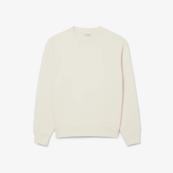 Kadın Kabartmalı Logo Pamuklu Sweatshirt