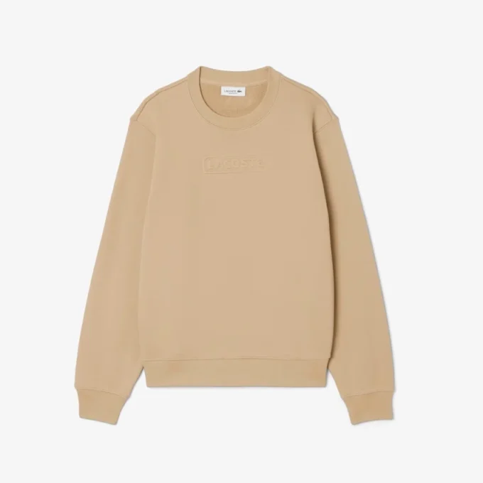 Kadın Kabartmalı Logo Pamuklu Sweatshirt