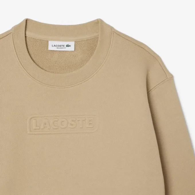 Kadın Kabartmalı Logo Pamuklu Sweatshirt