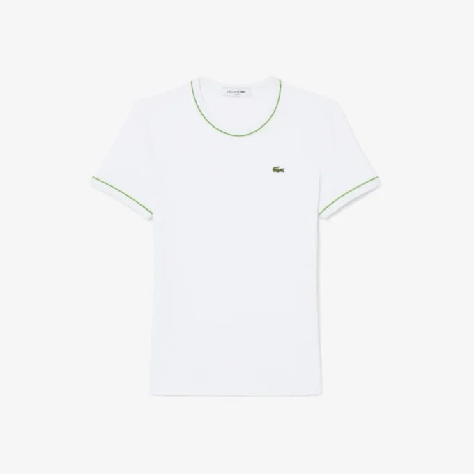 Kadın Kontrast Süslemeli Jersey Tişört