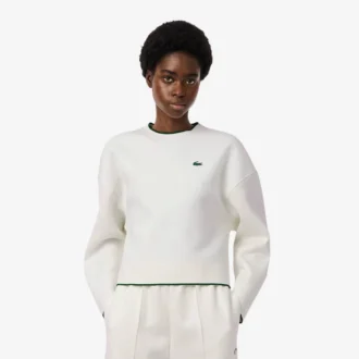 Kadın Kontrast Süslemeli Spor Sweatshirt