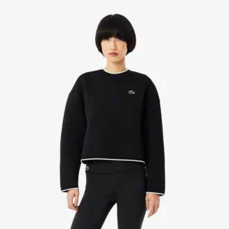 Kadın Kontrast Süslemeli Spor Sweatshirt