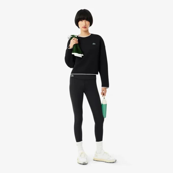 Kadın Kontrast Süslemeli Spor Sweatshirt