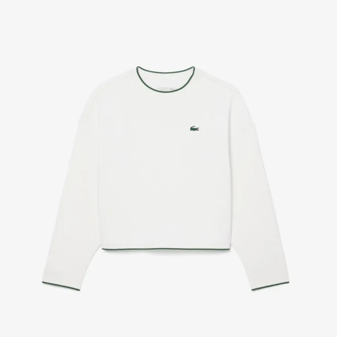 Kadın Kontrast Süslemeli Spor Sweatshirt