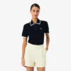 Kadın Kısa Kollu Polo Yaka Golf Kazak
