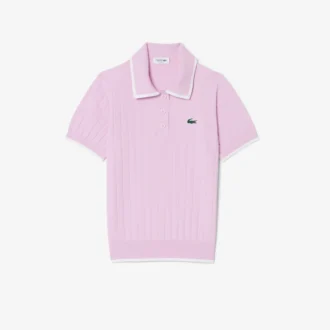 Kadın Kısa Kollu Polo Yaka Golf Kazak