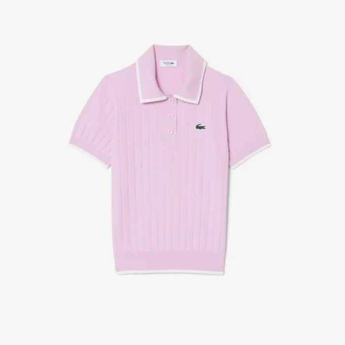Kadın Kısa Kollu Polo Yaka Golf Kazak
