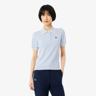 Kadın Kısa Kollu Polo Yaka Golf Kazak
