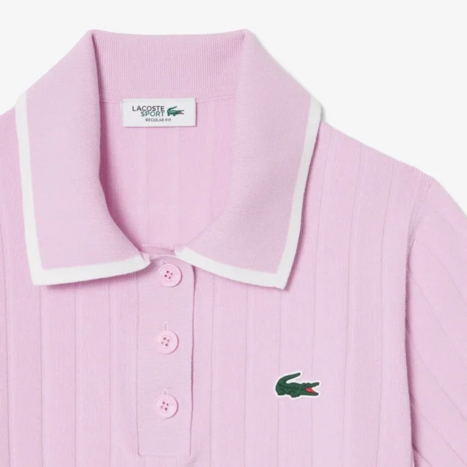Kadın Kısa Kollu Polo Yaka Golf Kazak