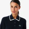 Kadın Kısa Kollu Polo Yaka Golf Kazak