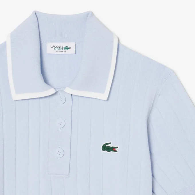 Kadın Kısa Kollu Polo Yaka Golf Kazak