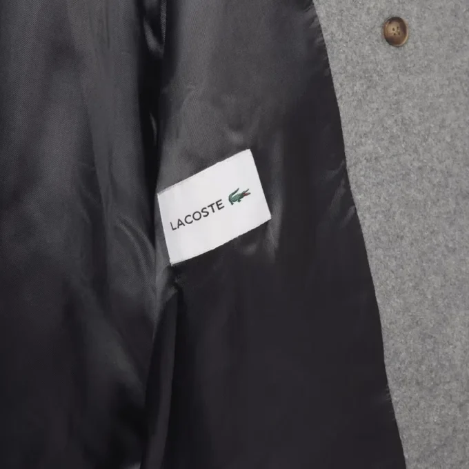 Kadın Kısa Oversized Yün Blend Pea Coat