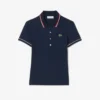 Kadın L.12.D Dar Kesim Süs Detaylı Polo Tişört