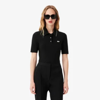 Kadın L.12.D Slim Fit Diamanta Pop Polo Tişört