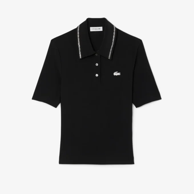 Kadın L.12.D Slim Fit Diamanta Pop Polo Tişört