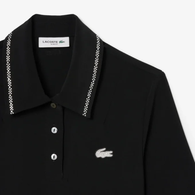 Kadın L.12.D Slim Fit Diamanta Pop Polo Tişört
