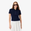 Kadın L.12.D Slim Fit Streç Mini Piqua Polo