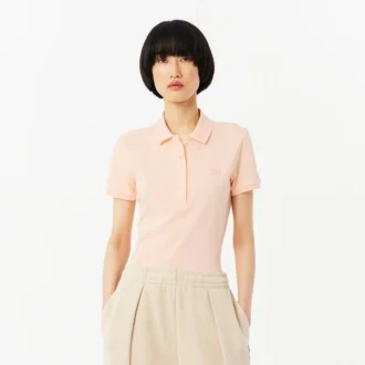 Kadın L.12.D Slim Fit Streç Mini Piqua Polo
