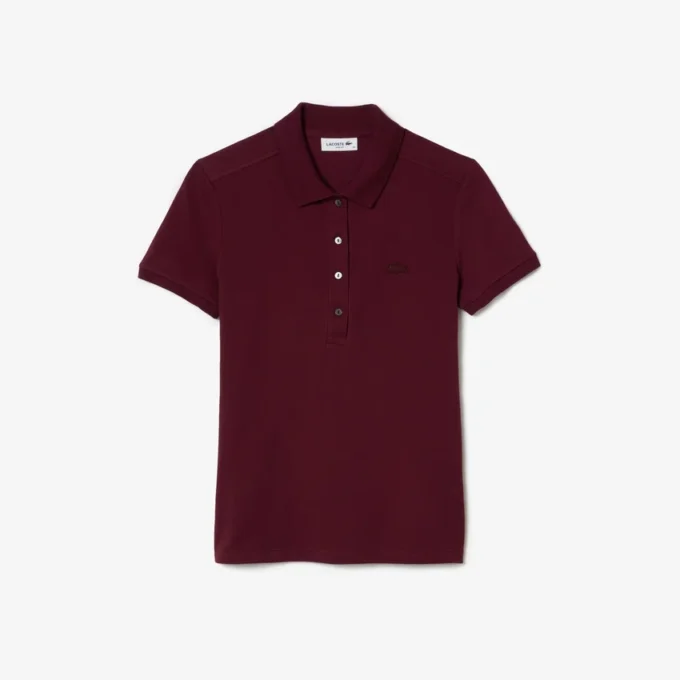 Kadın L.12.D Slim Fit Streç Mini Piqua Polo