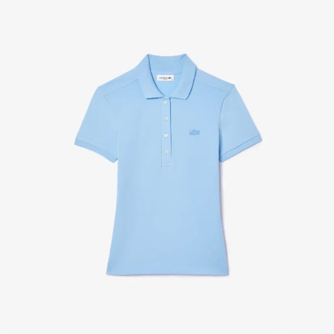 Kadın L.12.D Slim Fit Streç Mini Piqua Polo