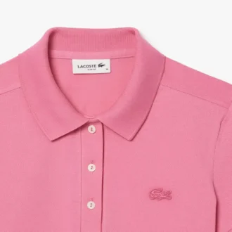 Kadın L.12.D Slim Fit Streç Mini Piqua Polo