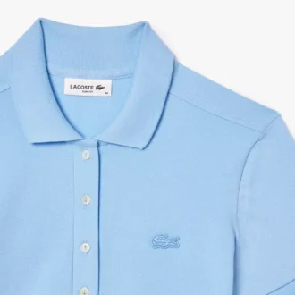 Kadın L.12.D Slim Fit Streç Mini Piqua Polo