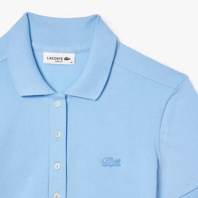 Kadın L.12.D Slim Fit Streç Mini Piqua Polo