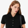 Kadın L.12.D Slim Fit Streç Mini Piqua Polo