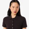 Kadın L.12.D Slim Fit Streç Mini Piqua Polo