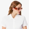 Kadın L.12.D Slim Fit Streç Mini Piqua Polo Kadın L.12.D Slim Fit Streç Mini Piqua Polo