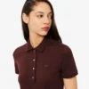 Kadın L.12.D Slim Fit Streç Mini Piqua Polo Kadın L.12.D Slim Fit Streç Mini Piqua Polo