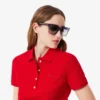 Kadın L.12.D Slim Fit Streç Mini Piqua Polo