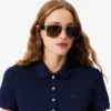 Kadın L.12.D Slim Fit Streç Mini Piqua Polo