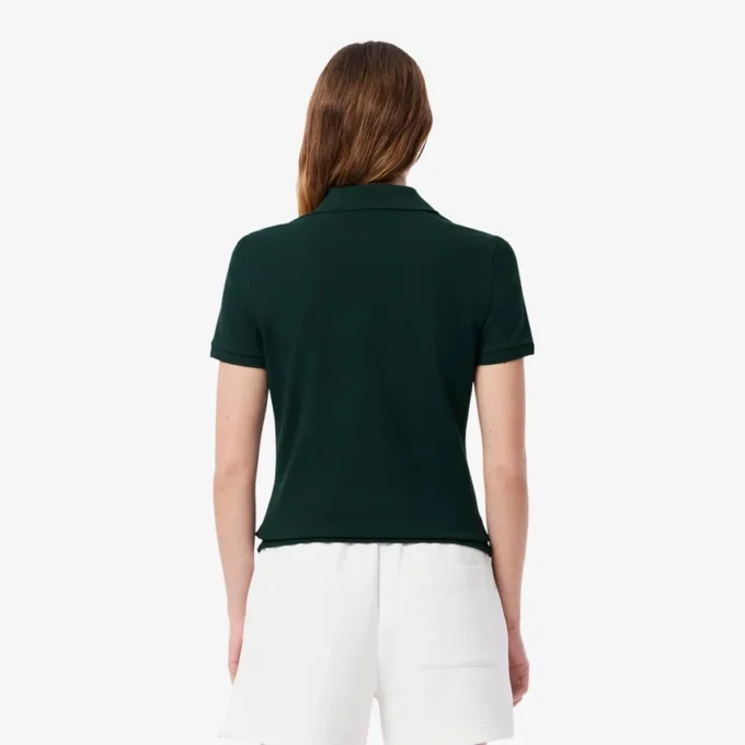 Kadın L.12.D Slim Fit Streç Mini Piqua Polo Kadın L.12.D Slim Fit Streç Mini Piqua Polo
