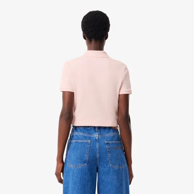 Kadın L.12.D Slim Fit Streç Mini Piqua Polo