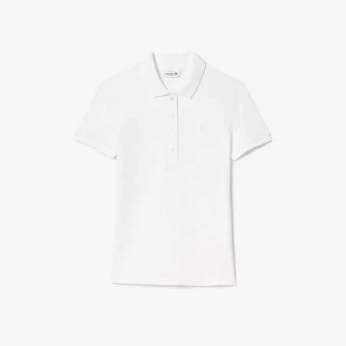 Kadın L.12.D Slim Fit Streç Mini Piqua Polo Kadın L.12.D Slim Fit Streç Mini Piqua Polo