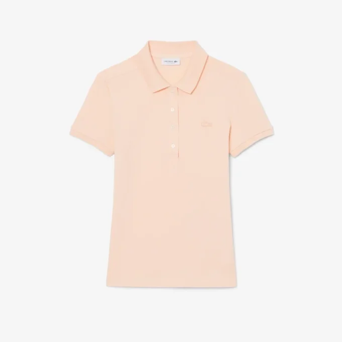 Kadın L.12.D Slim Fit Streç Mini Piqua Polo Kadın L.12.D Slim Fit Streç Mini Piqua Polo