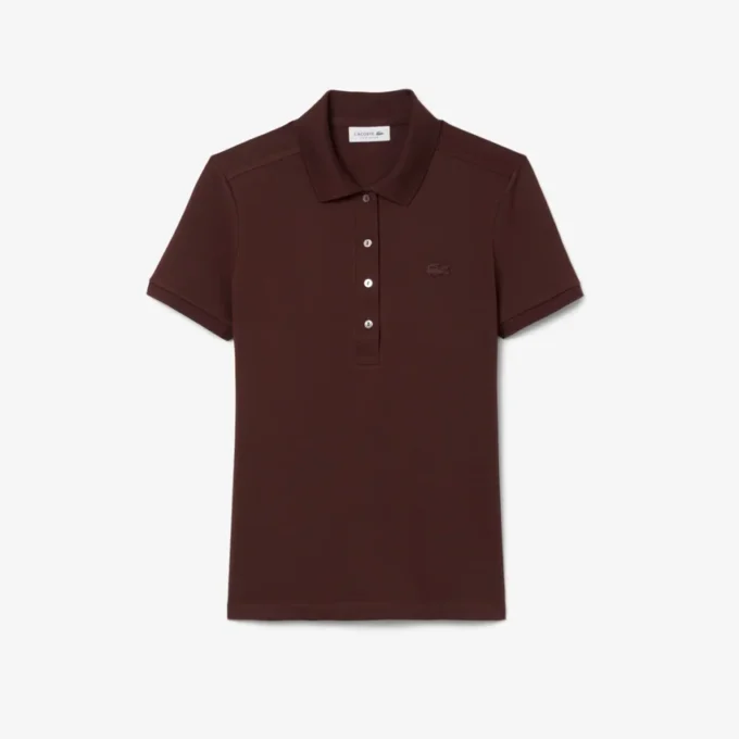 Kadın L.12.D Slim Fit Streç Mini Piqua Polo Kadın L.12.D Slim Fit Streç Mini Piqua Polo