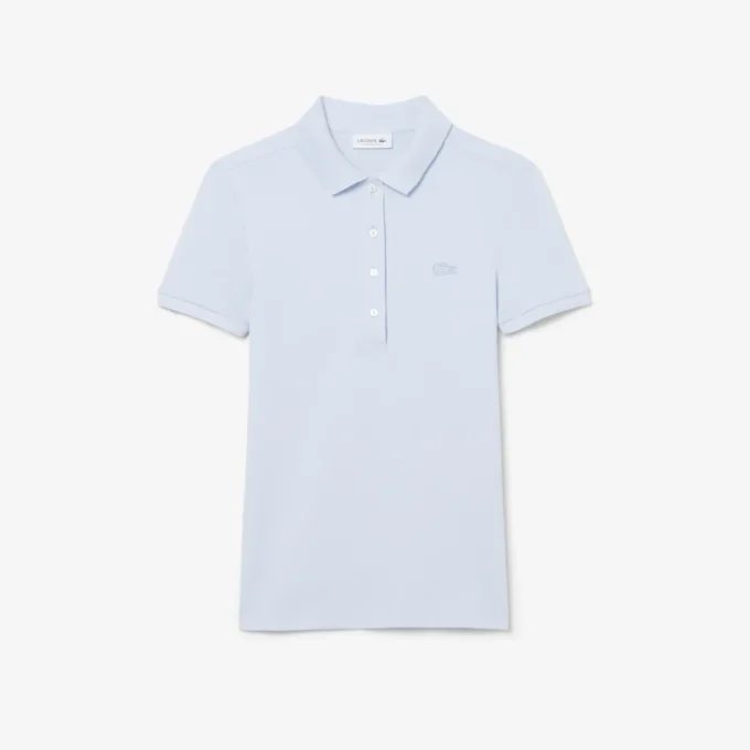Kadın L.12.D Slim Fit Streç Mini Piqua Polo