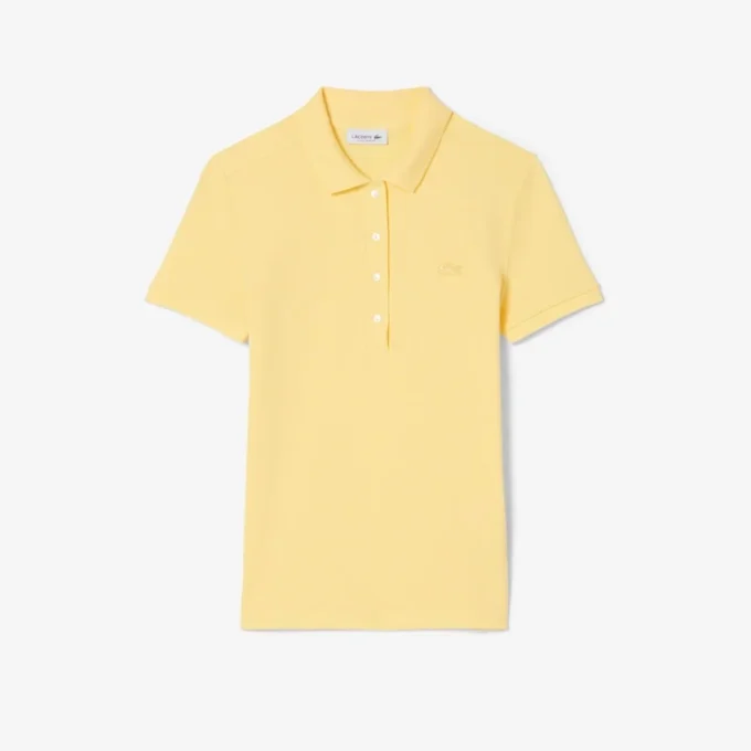 Kadın L.12.D Slim Fit Streç Mini Piqua Polo