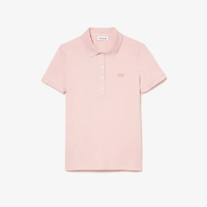 Kadın L.12.D Slim Fit Streç Mini Piqua Polo