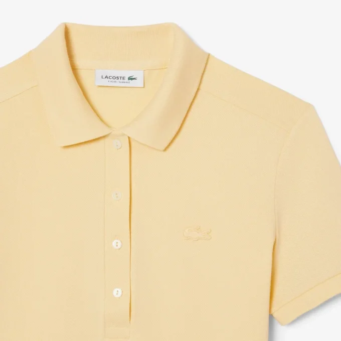 Kadın L.12.D Slim Fit Streç Mini Piqua Polo