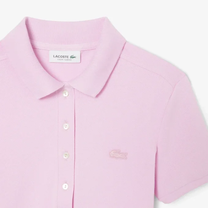Kadın L.12.D Slim Fit Streç Mini Piqua Polo Kadın L.12.D Slim Fit Streç Mini Piqua Polo