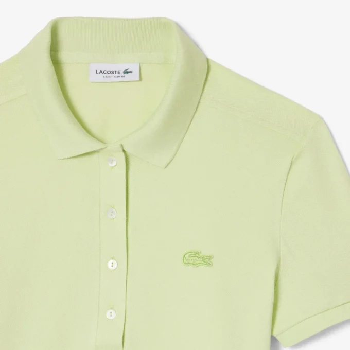 Kadın L.12.D Slim Fit Streç Mini Piqua Polo